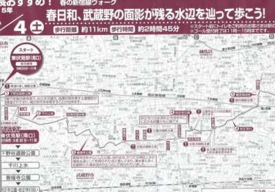 新宿線ウォークマップ