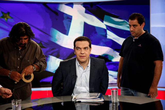 tsipras typical left wing student leader