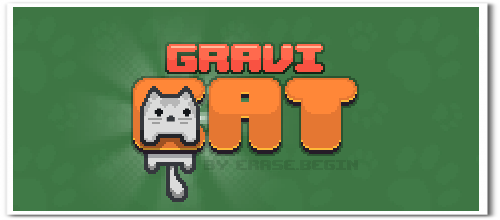鶏肉を狙う子猫の簡単パズルゲーム　GraviCat