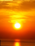 朝日（海から昇る太陽）