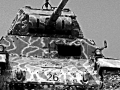 P40重戦車モノクロ加工