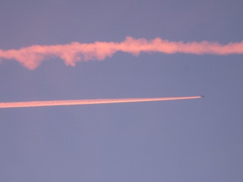 飛行機雲２