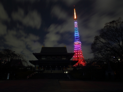 東京タワー　レインボーダイヤモンドヴェール　ハートマーク
