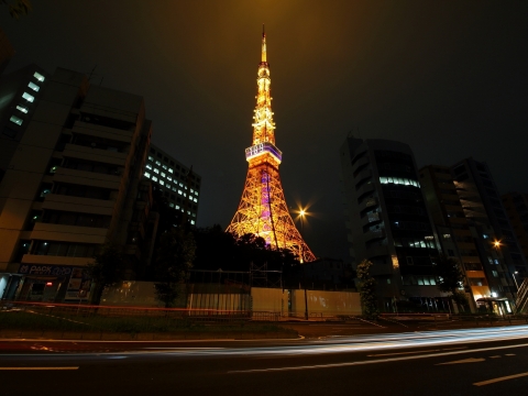 東京タワー　児童相談所全国共通ダイヤル「189」スタートの普及啓発