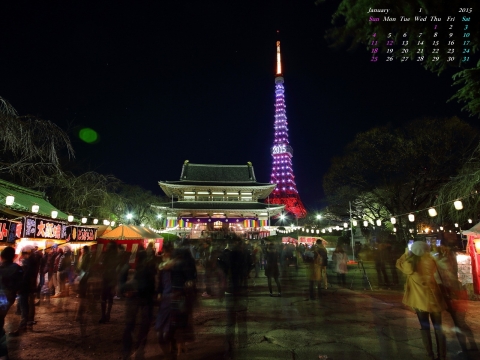 2015表示　東京タワー