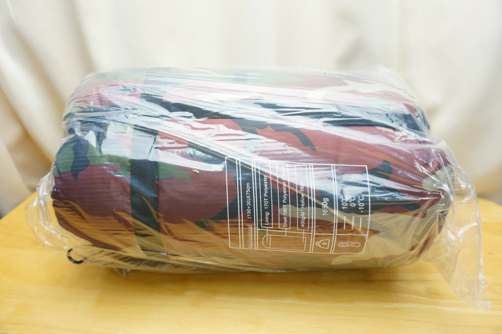 MerMonde メルモンド 寝袋 シュラフ 封筒型 冬用 迷彩柄 耐寒温度－10℃ レビュー | ラウンズの趣味日記