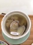 蛤とスペアリブのスープ